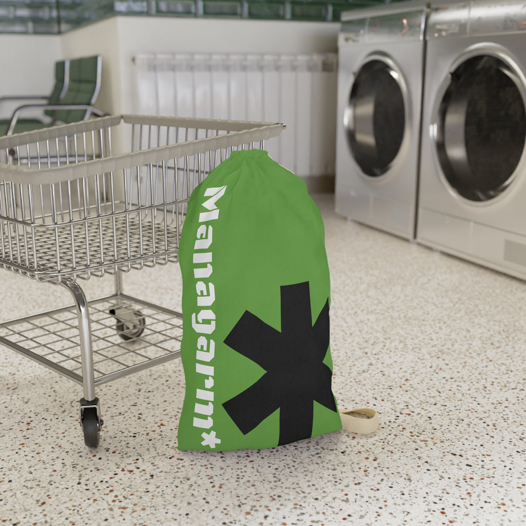 College-Style Laundry Bag — Managarm Streetwear Travel & Chill Tote