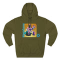 4 The Streets Abstract Hoodie — 'the show' Three-Panel Graphic Fleece