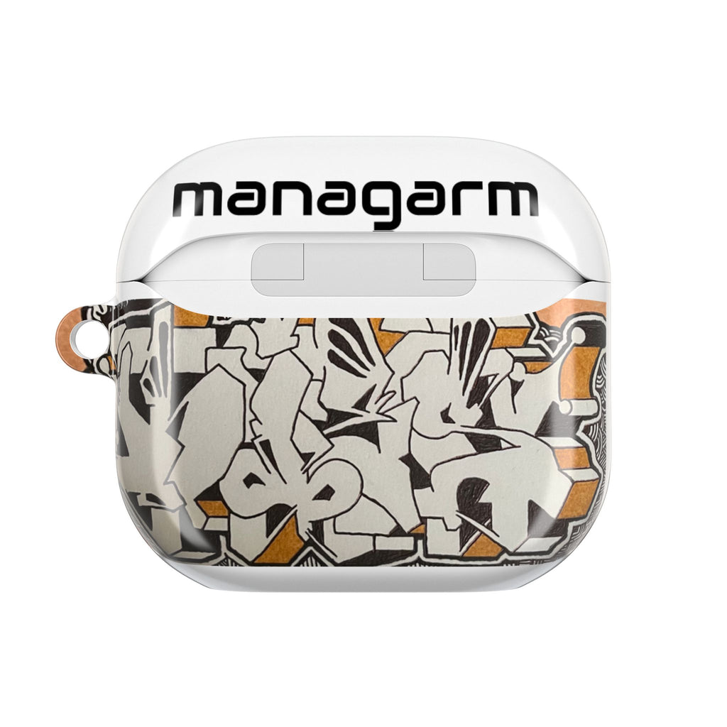 Managarm Graffiti AirPod Case — 90s Street Music Vibe