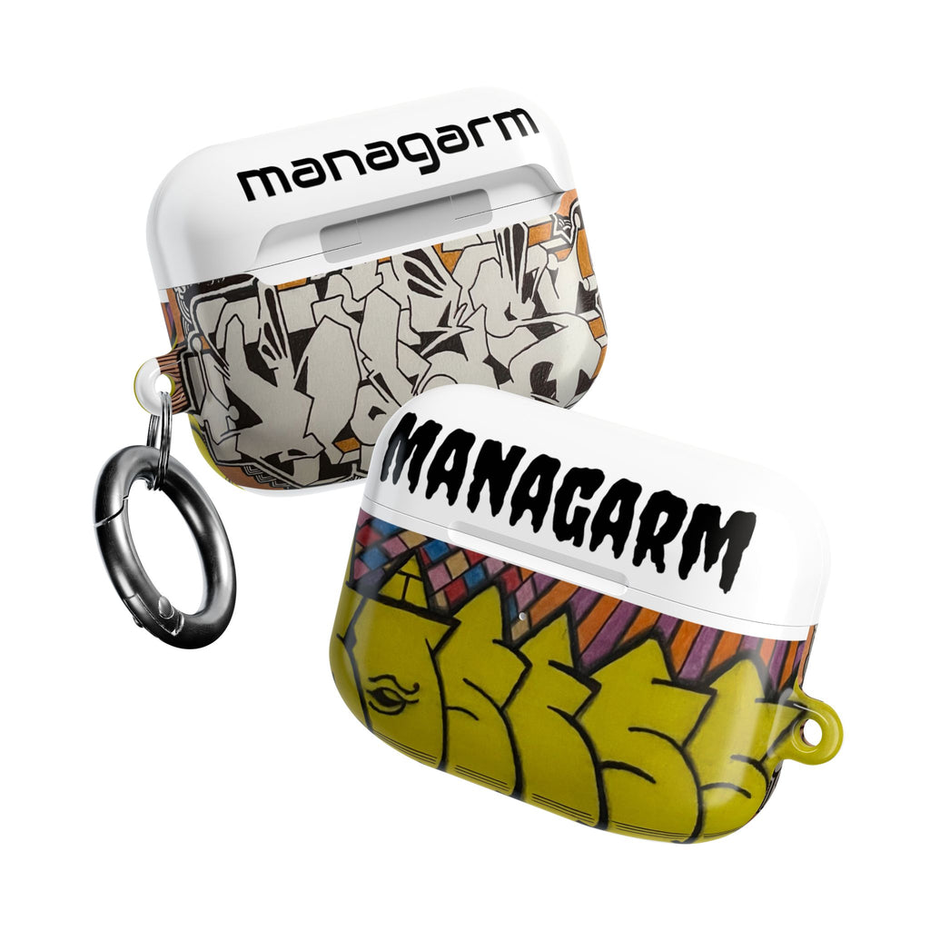 Managarm Graffiti AirPod Case — 90s Street Music Vibe