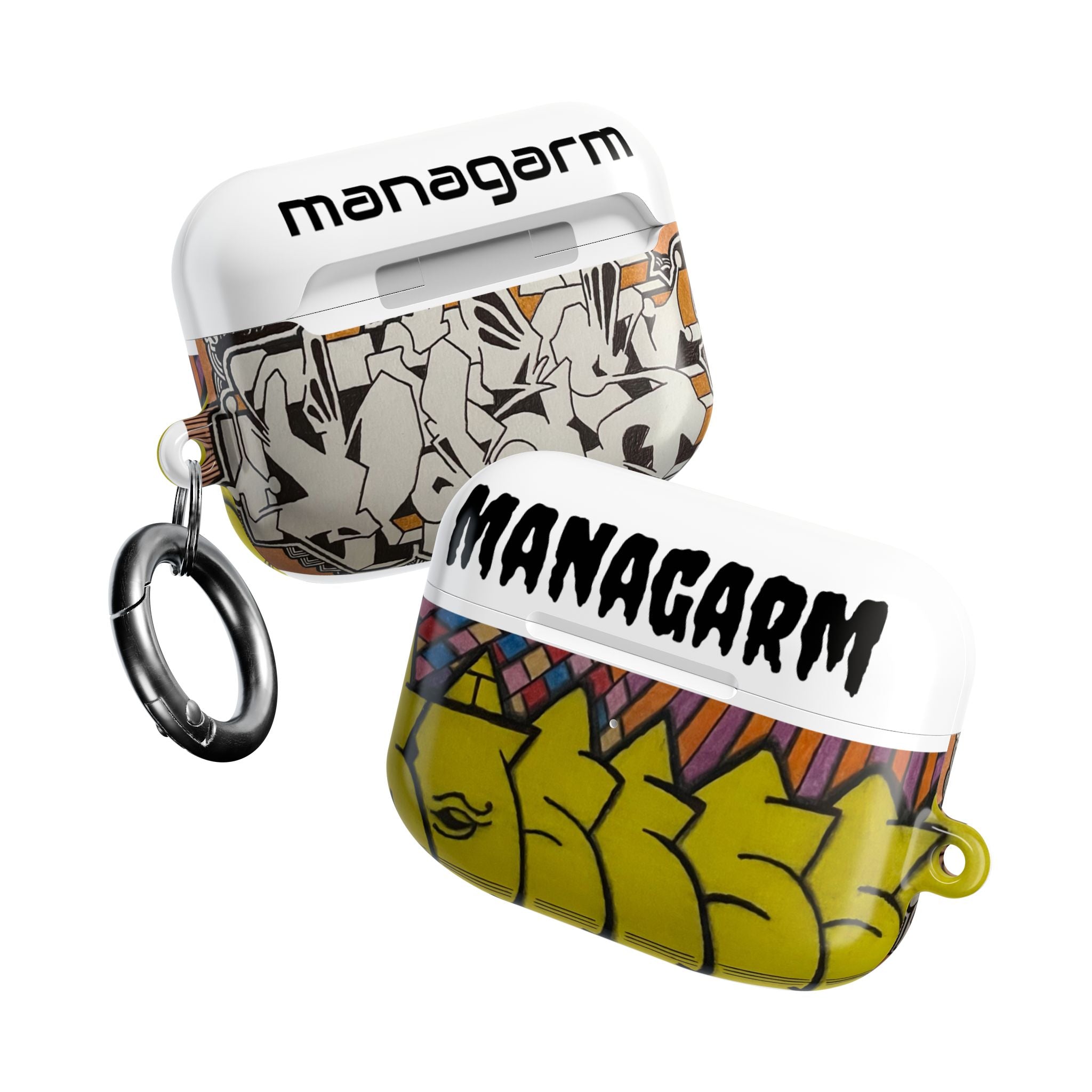 Managarm Graffiti AirPod Case — 90s Street Music Vibe